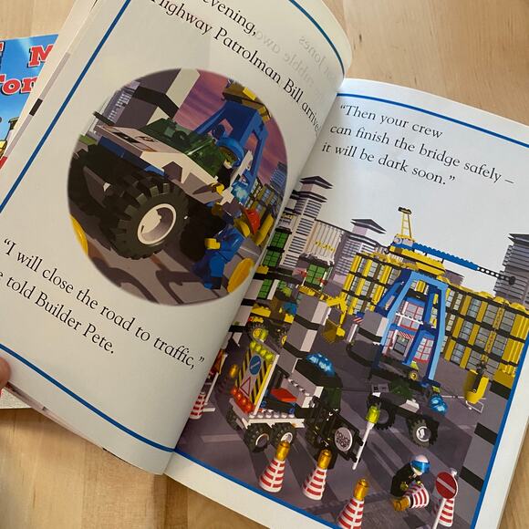 Vintage Tonka Joe & Lego 2 Early Reader Paperback Book Bundle - Picture 4 of 11